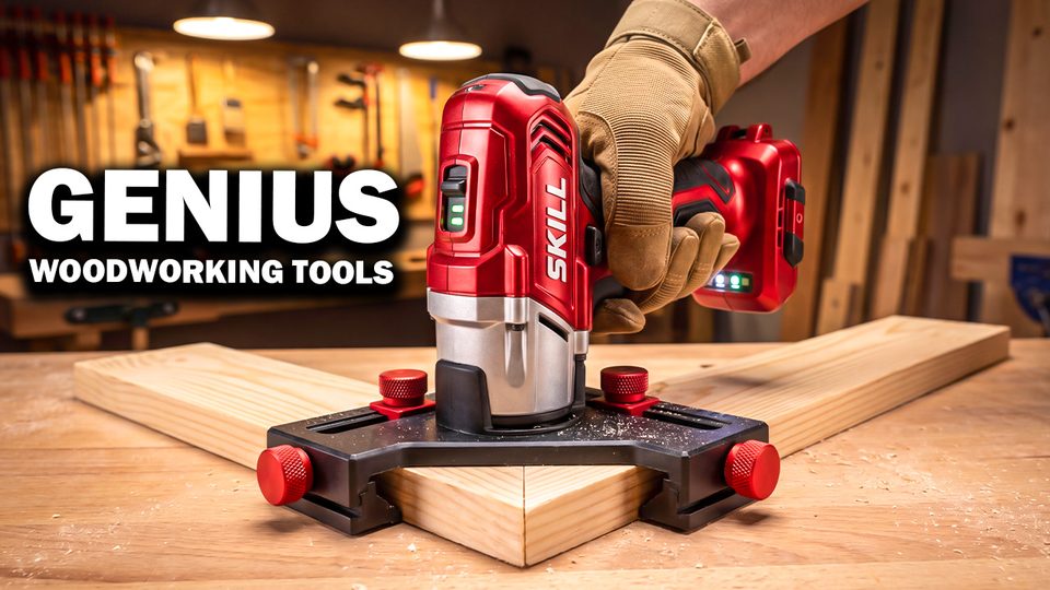 25 Genius Woodworking Tools From Kreg, OX Tools, Woodpeckers, Workpro & More