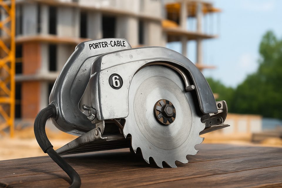 Porter-Cable Saw on Construction Site