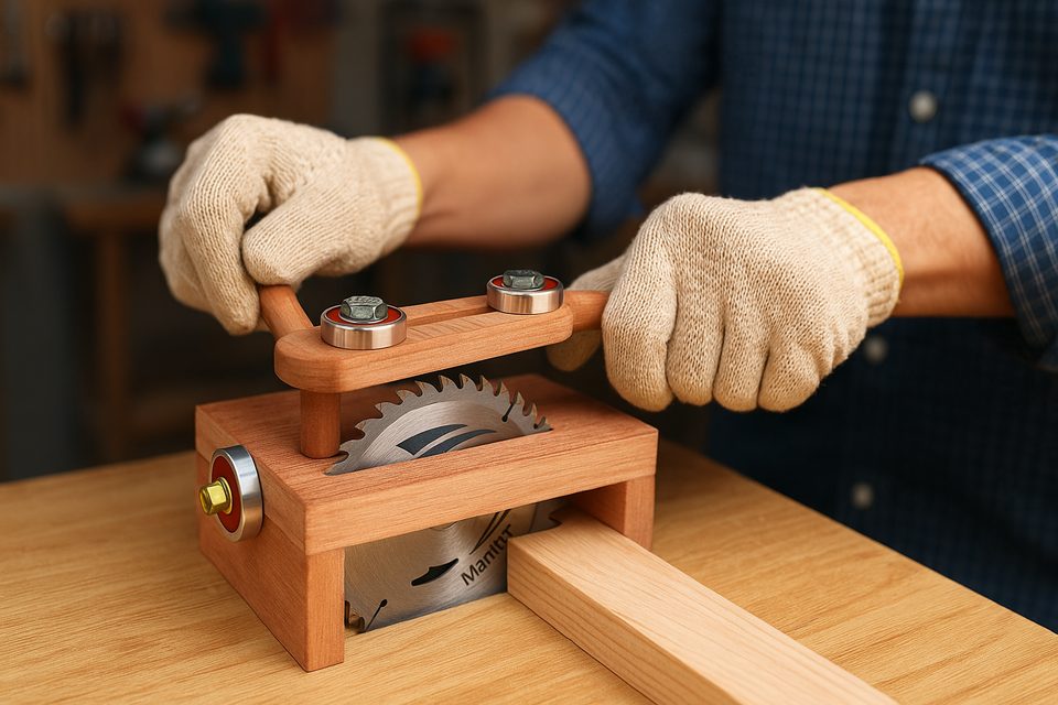 Craftsman at Work with Table Saw