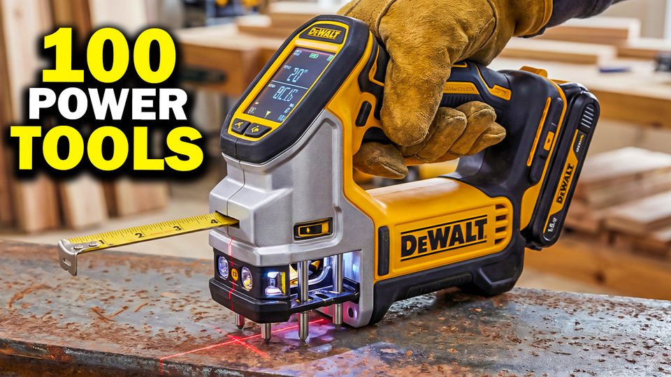 100 Genius DIY & Power Tools From Milwaukee, Ryobi, Makita, DeWalt & More!!