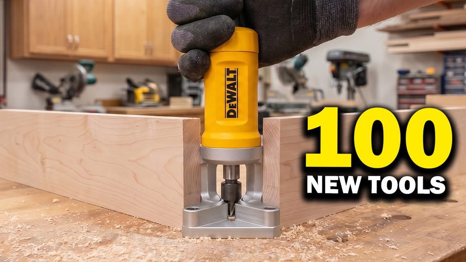 100 Genius Tools From Makita, Milwaukee, Ryobi, Bosch, Kreg, Powertec, Woodpeckers & More!